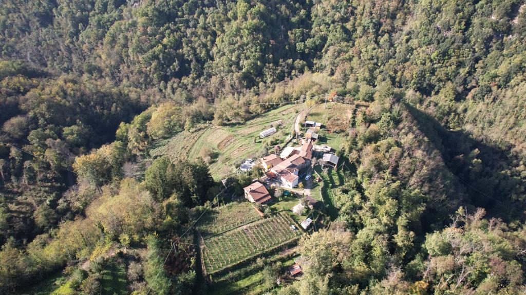 La valle della Svizzera Pesciatina in estate